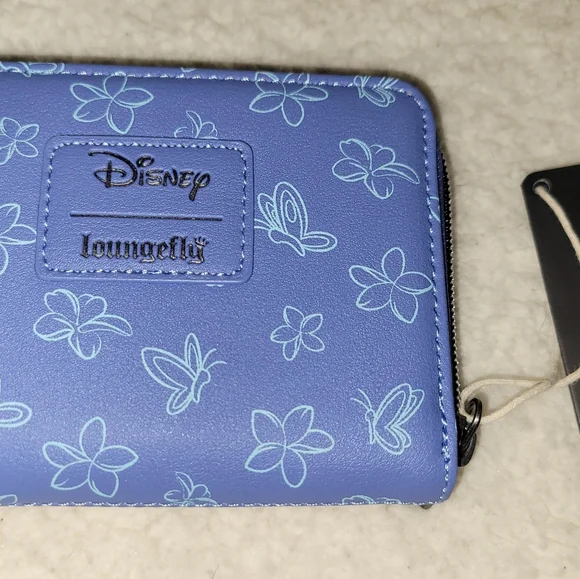 NWT Lilo & StitchLoungefly Disney Stitch Scrump Butterfly Mini Zipper Wallet - Picture 3 of 5